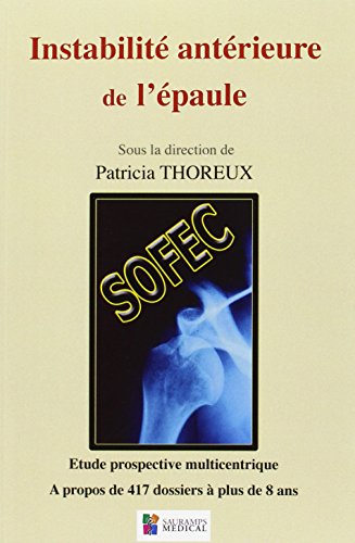 Instabilité antérieure de l'épaule