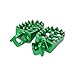 JFG RACING CNC Green Foot Pegs Footpegs Foot Rests Foot Pedals For Kawasaki KX125 KX250 97-01 KX500 88-90