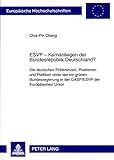 Image de ESVP – Kernanliegen der Bundesrepublik Deutschland?: Die deutschen Präferenzen, Positionen und Politiken unter der rot-grünen Bundesregierung in d