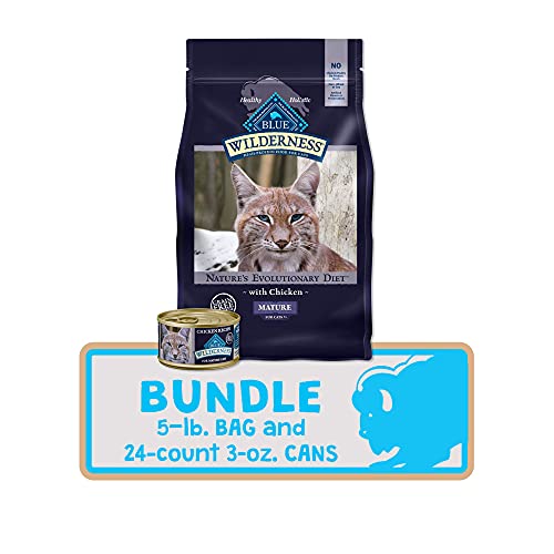 Blue Buffalo Wilderness High Protein Natural Mature Grain Free Cat Food