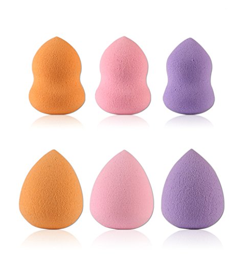 Pure vie 6 pcs makeup sponge set, beauty blender blendi…