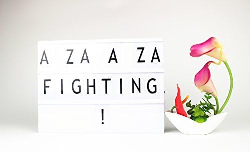 Evazstyle Light Box with Letters and LED Light A4 Size Decorative Signs Halloween Decoration Lights