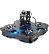 Yahboom Raspberry Pi 4B AI Robot Kit 3-DOF Camera with Mecanum Wheel for Teens and Adults, Visual...