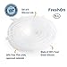 FreshOn Silicone Stretch Lid 6 Pack Reusable Food Saver Silicone Lid Fit Various Sizes Keeping Food Fresh Microwave Dishwasher Freezer Safe