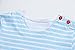 Fiream Girls' Casual Short-Sleeved Striped T-shirt Dress(Blue Red,3T)
