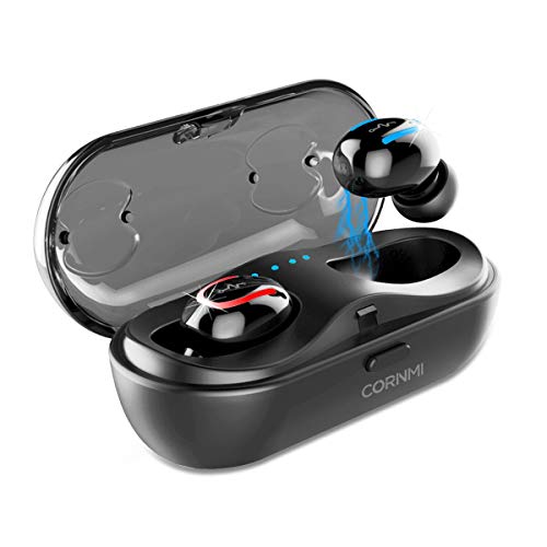 Wireless Earbuds Mini Bluetooth Headphones in-Ear Stereo Earphones True Wireless Headphone Earbuds Noise Cancelling Headsets with Charging Case