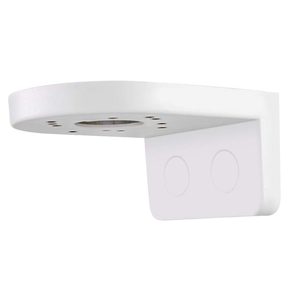 Dome Camera Surveillance Camera Bracket(L-Shaped) Wall Mount Bracket, Waterproof for CCTV Camera, White