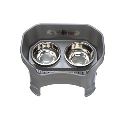 Neater Feeder Deluxe With Leg Extensions Large Gunmetal Import