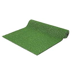 Ottomanson Waterproof Solid Grass Design