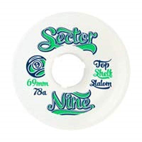 Sector 9 Top Self Nine Balls Skateboard Wheel, White, 69mm 7
