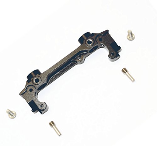 For Crawler RC SCX10 II Upgrade Parts (AX90046, AX90047) Aluminum Front Bumper Mount - 1Pc Set For AX31392 Black