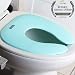 Folding Travel Potty Seat for Boys and Girls, Fits Round & Oval Toilets, Non-Slip Suction Cups, Includes Free Travel Bag - Jool Baby primary