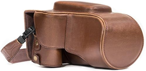 MegaGear MG533 "Ever Ready" Protective Leather Case Bag for Nikon Coolpix P900/P900S Compact System Camera - Dark Brown
