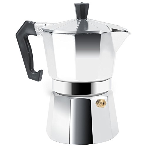 image for fosa 3/6/9/12 Cups Aluminum Italian Type Moka Pot Espresso Coffee Make