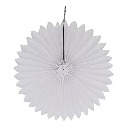 White 10cm 10 Pçslote Tissue Leques De Papel Do Ofício