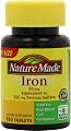 Nature Made Iron 65mg, 180 Tablets (Pack of 3) Nature-2t