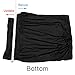 Women Strapless Pleated Tube Top Shirt,Sleeveless Stretchy Tunic Shirt for women