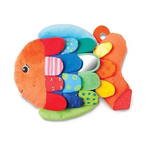 Melissa & Doug Flip Fish Soft Baby Toy – Flip Fish Baby Toy, Tag Toys For Babies, Tummy Time Toys, Taggies For Babies…