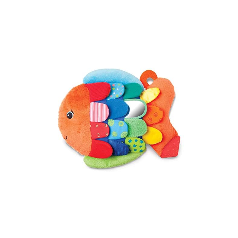 Melissa & Doug Flip Fish Soft Baby Toy – Flip Fish Baby Toy, Tag Toys For Babies, Tummy Time Toys, Taggies For Babies…
