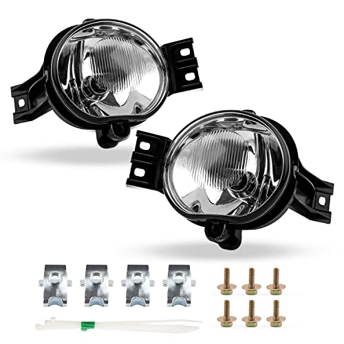 Remarkable Power DG209X-C - 2005-09 Dodge Ram 1500-3500 Chrome Black Bezel Fog Lights Only by Remarkable Power