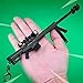 manhuan M82A1 Sniper Rifle Trumpet Barrett Metal Game Props Guns Model Action Figure Arts Toys Collection Keychain Gift