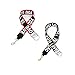 30 Sets Key Fob Hardware 1.25 Inch Key Fob Keychain Wristlet with Split Ring for Lanyard and Craft
