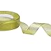 Organza Ribbon,KAKOO 2 Pack 25 Yard 20mm Wide Glitter Trimmings Decorative Ribbons for Gift Wrapping (A-Gold)
