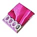 Maxwelly 3D Pink Rose Shower Curtain Polyester Floral Shower Curtain Set with Hooks for Bathroom Decor - Waterproof - 72-Inch by 72-Inch