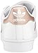 adidas Originals womens Superstar Sneaker, White/White, 7.5 US