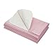 Reusable Bedpad, Pack of 4 Pink Washable Underpads 34