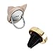 Apqdw Phone Ring Holder with Phone Car Holder, Cat Phone Ring for Car Phone Mount, Phone Magnetic Ring Car Phone Mount Holder (Gold)