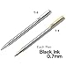 Zebra Mini Ballpoint Pen/0.7mm Black Ink/T-3 (Silver Body) & T-5(Silver+Gold Body) each 1Pen + 2 Refills(1Black Ink & 1Blue Ink) Value Set/With Our Shop Original Product Description