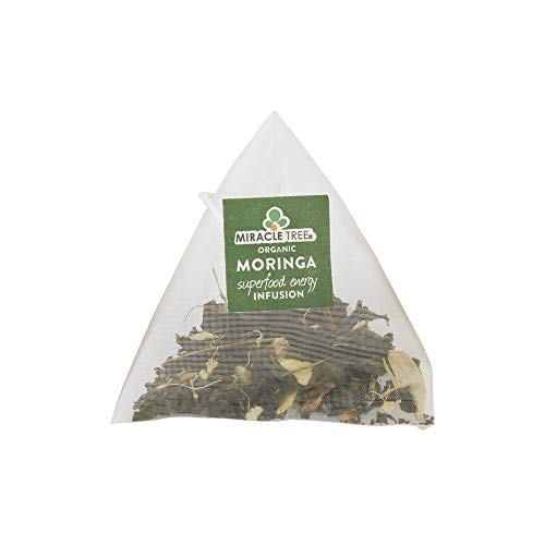 Miracle Tree's Energizing Moringa Infusion - Chai | Super Caffeinated Blend | Healthy Coffee Alternative, Perfect for Focus | Organic Certified & Non-GMO | 16 Pyramid Sachets - Thumbnail 6