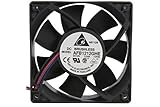 Delta Electronics AFB1212GHE-CF00 120x120x 38mm Cooling Fan, 240.96 CFM, 5200 RPM, 62 dBA, 2.45A (max 3.24A), 27.48 air pre., 3+4-pin power & TAC connector