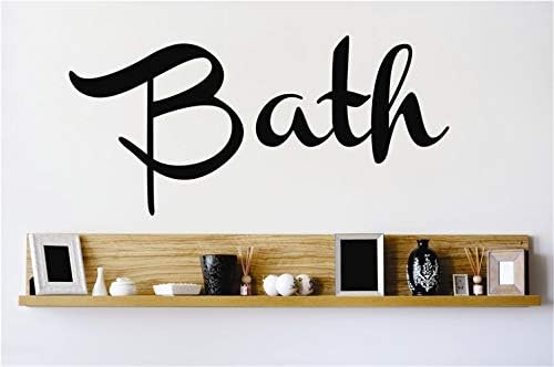 Vinyl Peel and Stick Mural Removable Wall Sticker Decals Bath for Bathroom washroom