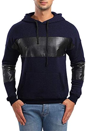 ZEFOTIM Men's Autumn Long Sleeve Pockets Hoodie Hooded Sweatshirt Top Tee Outwear Blouse