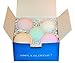 Glory Be Bath Bombs Set - Exploding with Essential Oils plus Mango Shea and Cocoa Butter, 5 Freshly Made in USA, XL 5 Ounce Bath Fizzies, Ultra Moisturizing Premium Quality for Home Spa Relaxation
