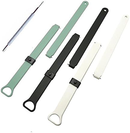 3PCS Misfit Ray Band, Replacement Sport Wristband Strap For Misfit Ray Fitness Sleep Tracker (Black - White - Army Green)
