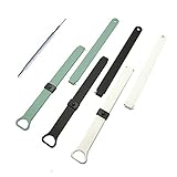 3PCS Misfit Ray Band, Replacement Sport Wristband Strap For Misfit Ray Fitness Sleep Tracker (Black - White - Army Green)