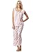 Casual Nights Women's Lace Sleeveless Top and Capri Bottom Sleepwear Pajama Set