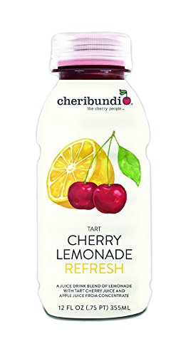 Cheribundi Tart Fruit Juices, Cherry Lemonade Refresh, 12 Ounce (Pack of 12)