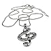 Silver Music Note Treble Clef Pendant Mood Necklace Jewelry for Teen Girl Women