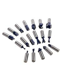 Juego de brocas para ruteadora XtremepowerUS de 80 piezas de carburo de tungsteno con vástago de 1 2 pulgadas