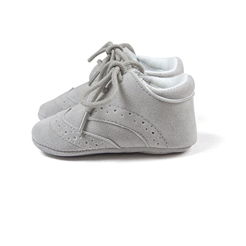 Estamico Baby Boys Shoes Prewalker PU Sneakers Gray US 5