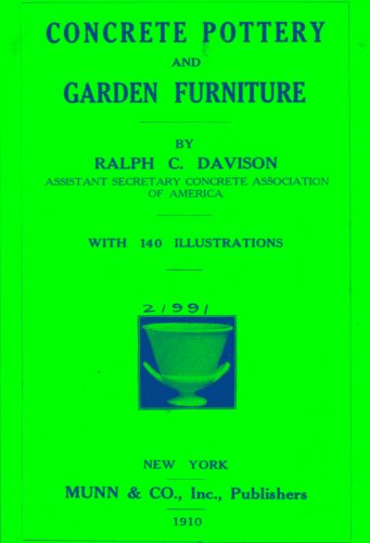 Amazon Com Concrete Pottery And Garden Furniture Ebook Ralph C