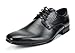 Bruno Marc Men's Gordon-03 Black Classic Modern Formal Oxfords Lace Up Leather Lined Snipe Toe Dress Shoes - 13 M US