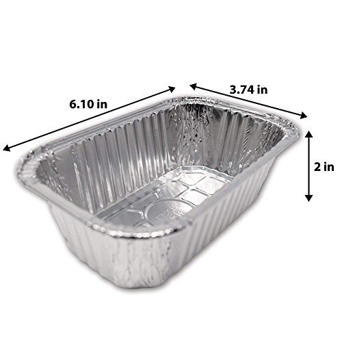 1 Fig+Leaf+Disposable+Aluminum+Meatloaf