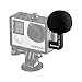 Saramonic Go-Mic Professional Mini Stereo Ball Travelling Microphone GoPro Mic with Windshield for Gopro Hero4 Hero3 Hero3+ Action Cameras