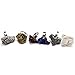 Hoxis Peacock Huge Raw Crystal Cluster Plating Stone Handmade Ring