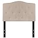 Flash Furniture Cambridge Tufted Upholstered Twin Size Headboard in Beige Fabric